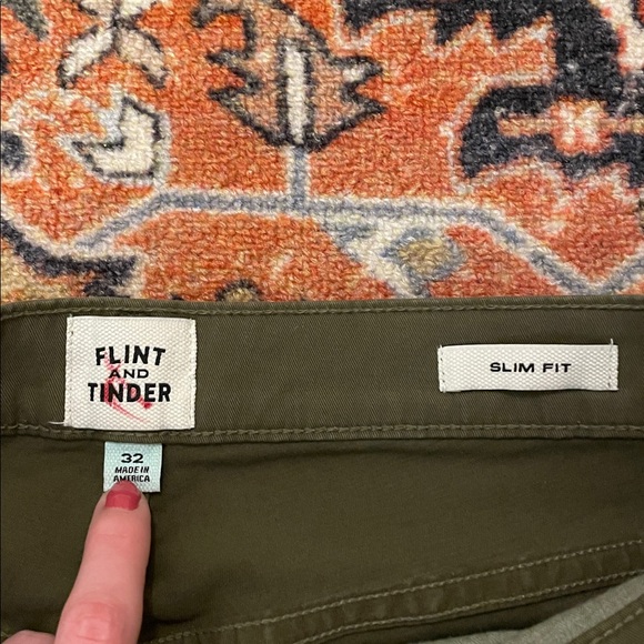 Huckberry Flint and Tinder Slim 365 Pant Green | Men’s Size 32x32 - Picture 10 of 11